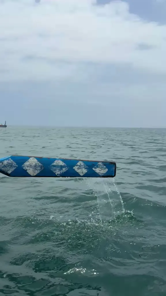 Embarcaciones en el mar de Chancay